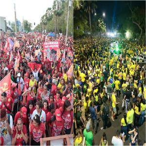 Apoiadores de Lula e de Flávio se engajam para tentar virar votos de indecisos